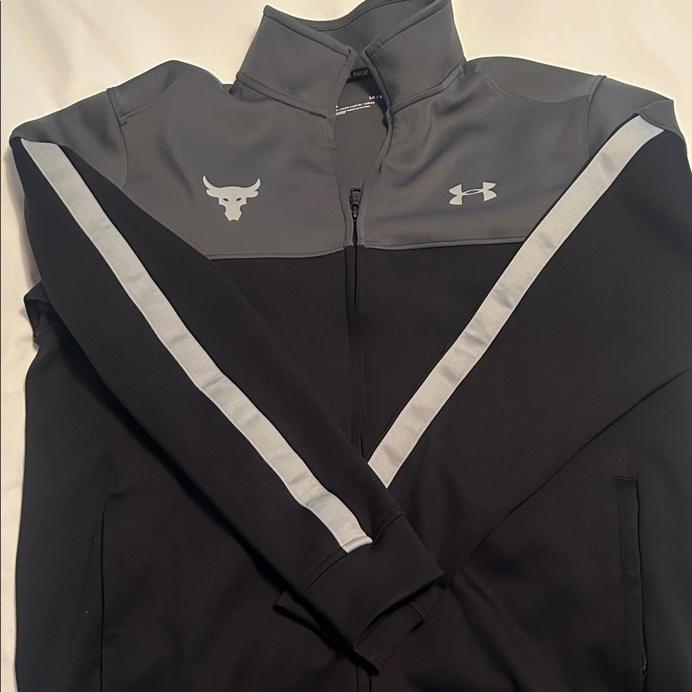 Under Armour Men's Black and Gray Performance Jacket